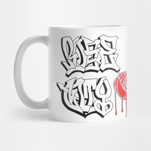 Rose City Paint Drip Mug